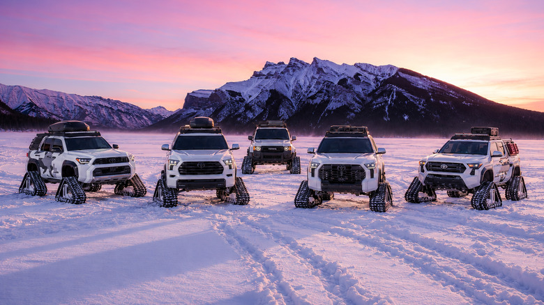 Концепты Toyota Snowhunter для экстремального бездорожья и снежных трасс