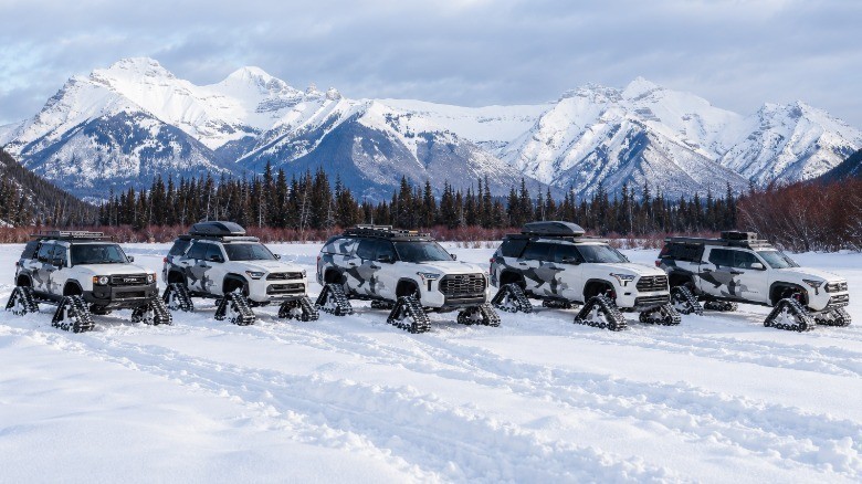 Концепты Toyota Snowhunter для экстремального бездорожья и снежных трасс