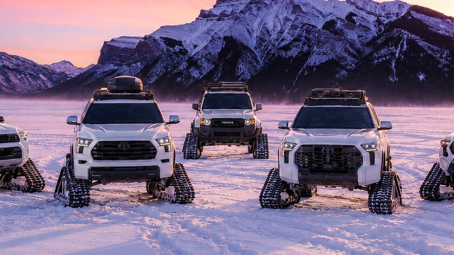 Концепты Toyota Snowhunter для экстремального бездорожья и снежных трасс